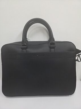 Tommy Hilfiger Black Men's Executive Briefcase Bag
